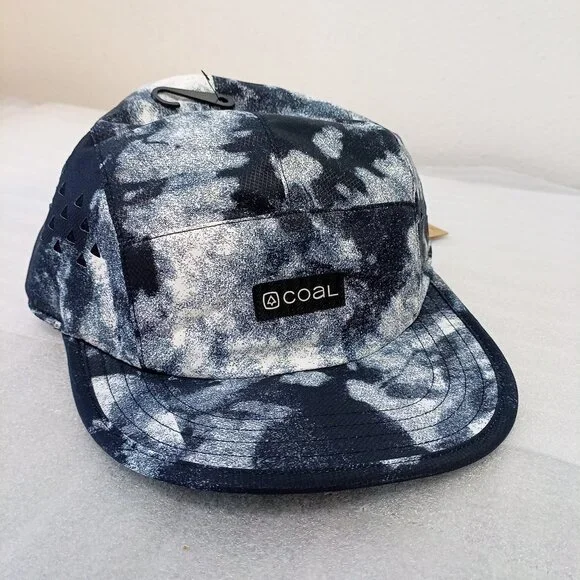 Coal The Provo UPF Tech 5-Panel Cap Black Tie Dye BRAND NEW! - Picture 4 of 5